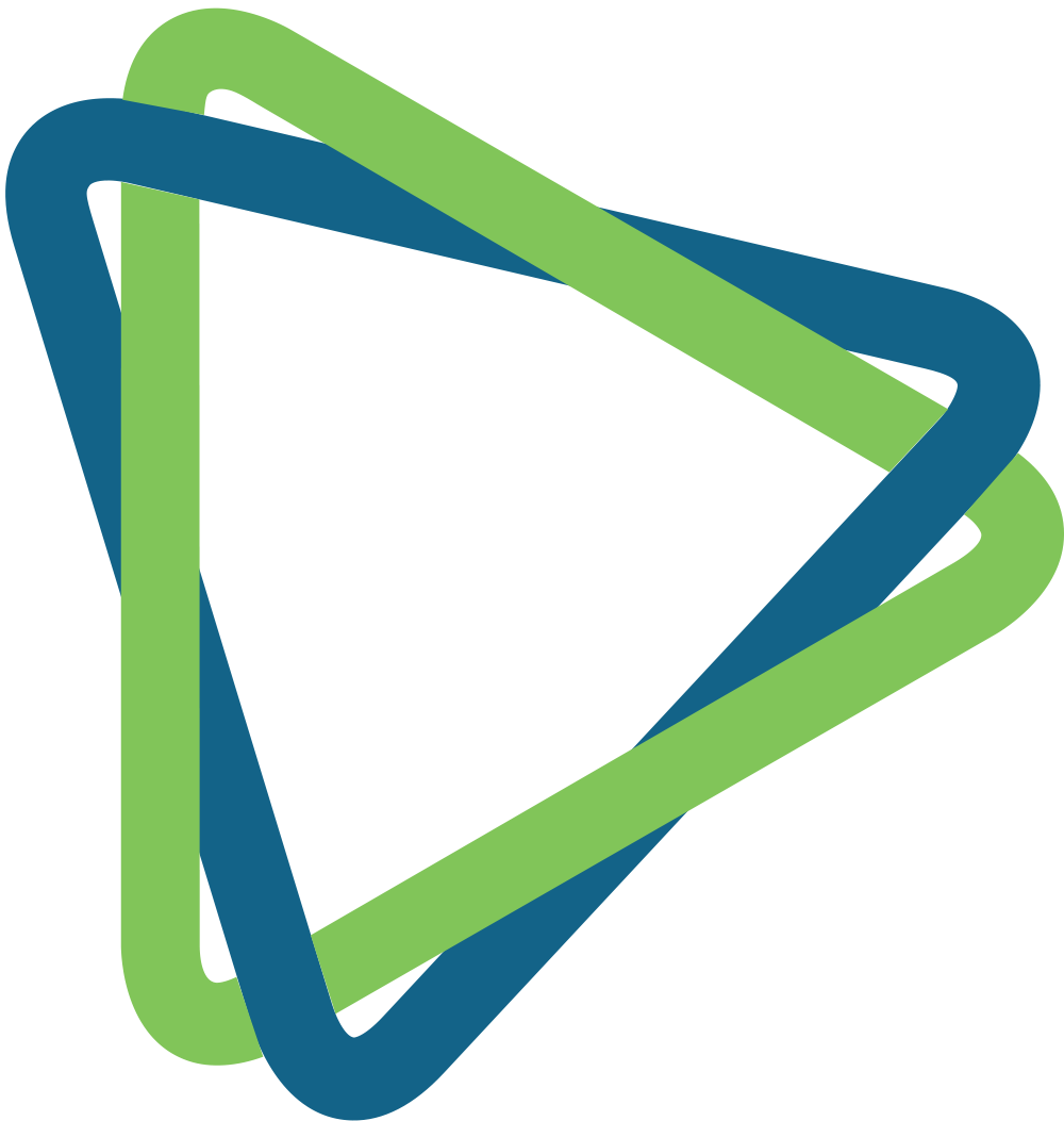 civicrm blue and green triangle icon